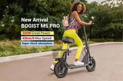 Den faltbaren Elektroroller Bogist M5 Pro gibt es aktuell bei Geekbuying für unter 400 Euro. (Bild: Geekbuying)
