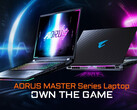 Gigabyte Aorus Master 16 Aorus Master 18 vorgestellt 2.000 Zonen Mini-LED vier RAM-Slots 270W-Total-TDP