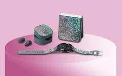 Samsung liefert die Swarovski Premium Box mit glitzerndem Zubehör aus. (Bild: Samsung)