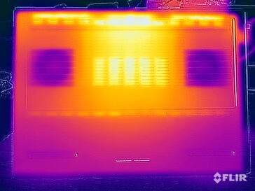 Oberflächentemperaturen Stresstest (Unterseite)