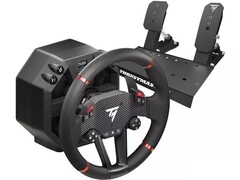 Das T598 besteht aus Lenkrad (mit Wheelbase) und Pedalset (Bildquelle: Thrustmaster)