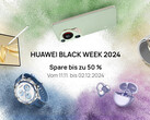 Die Huawei Black Week 2024 beschert bis zu 50 Prozent Rabatt. (Bildquelle: Huawei)