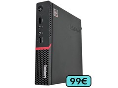 Für nur 99 Euro bietet das Lenovo ThinkCentre M715q Tiny mit dem AMD Ryzen 5 jede Menge Anwendungsmöglichkeiten (Bildquelle: RAM-Koenig)