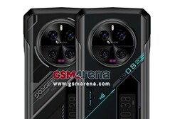 Das Doogee V40 Pro setzt auf ein besonders robustes, wasserfestes Gehäuse. (Bild: GSMArena)