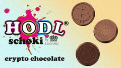 Mit der Hodlschoki kann man sich das teils recht stressige Crypto-Leben versüßen, etwa wenns mit Bitcoin bergab geht.