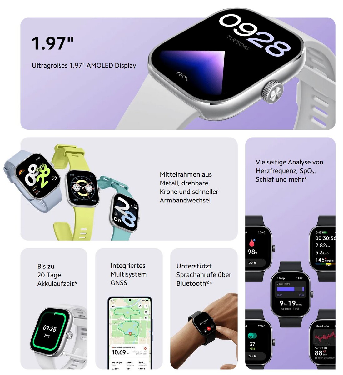 Xiaomi: Die neue Redmi Watch 4 ist offiziell und hat starke Verbesserungen  dabei