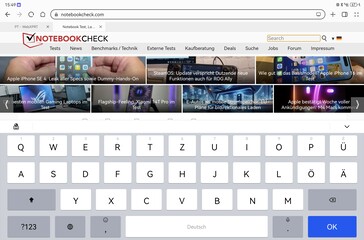 Test Huawei MatePad 12 X Notebookcheck