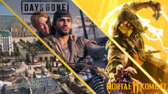 Die Topseller in den deutschen Spielecharts: Days Gone, Mortal Kombat 11 und Anno 1800.