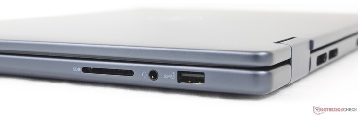 Rechts: SD-Leser, 3,5-mm-Headset, USB-A 3.2 Gen. 1