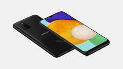 Die ersten Renderbilder auf CAD-File-Basis zum Galaxy A03s, einem neuen Einsteiger-Phone von Samsung. (Bild: 91Mobiles)