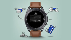 Dank Samsung Pay können Nutzer verschiedener Galaxy Watch-Modelle künftig mit ihrer Smartwatch bezahlen. (Bild: Samsung)