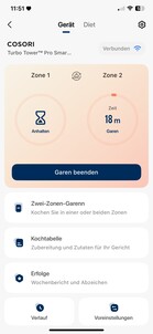 Übersicht & Stoppfunktion