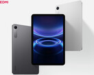 Das Redmi Pad SE 2 kostet in China etwa umgerechnet etwa 137 Euro. Abgebildet: Ein Werbefoto, das die Vorder- und Rückseite des Tablets zeigt.