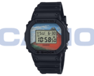 Die Casio G-Shock DW-5600KHG24-1JR (im Bild) ist mit Drucken im Ukiyo-e-Stil verziert, inspiriert von Hokusais Werken aus der Edo-Zeit. (Bildquelle: Casio – bearbeitet)