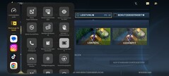 Gaming-Menü lässt sich einblenden