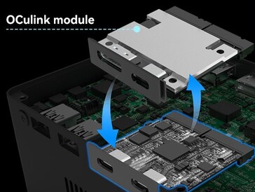 Das Modul zur Anbindung lässt sich auswechseln (Bildquelle: Morefine)