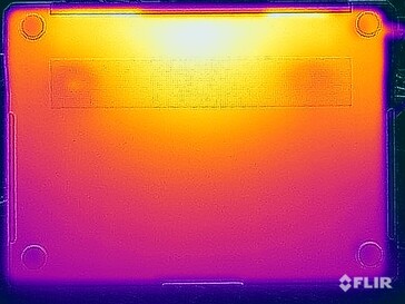 Oberflächentemperaturen Stresstest (Unterseite)