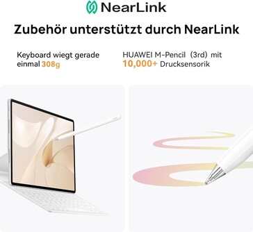 Keyboard und Pen sind im Lieferumfang enthalten (Bildquelle: Huawei)