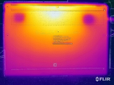 Oberflächentemperatur Stresstest (Unterseite)