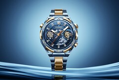 Die Huawei Watch Ultimate Design kombiniert Gold mit Saphirglas, Titan und Zirkonium. (Bildquelle: Huawei)