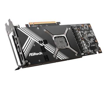 Die Rückseite ist dezent gehalten (Bildquelle: ASRock)