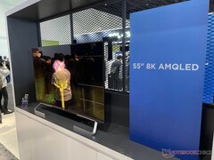 AMQLED-Prototyp mit 55 Zoll von BOE. (Foto: Andreas Sebayang/Notebookcheck.com)