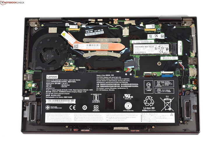 Das Innenleben des Lenovo ThinkPad X1 Yoga Gen 4 (Bild: Benjamin Herzig)