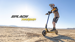 Der neue E-Scooter Splach Thunder ist bei Kickstarter erhältlich. (Bildquelle: Kickstarter)