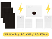 Solaranlage mit Growatt-Speicher und bifazialen Glas-Glas-Modulen von Ja Solar (Bildquelle: Soliswerke, bearbeitet)