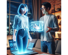 Apple erweitert Personal Shopping und Support mit Augmented Reality (Symbolbild: Bing AI)