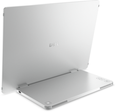 Der Standfuß beherbergt die Anschlüsse...