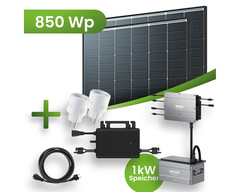 Balkonkraftwerk mit Stromspeicher Zendure SolarFlow für mehr Unabhängigkeit (Bild: Tepto, Zendure, Trina Solar, Hoymiles)