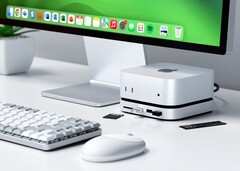 Das Dock von Satechi erweitert den Mac mini um eine schnelle M.2-SSD. (Bildquelle: Satechi)