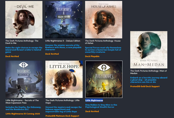 Alle Artikel der Humble Bundle Horror Collection (Bildquelle: Humble Bundle)