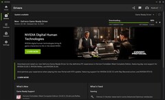 Nvidia GeForce Game Ready Driver 551.86 wird in der Nvidia-App heruntergeladen (Quelle: Eigene Darstellung)