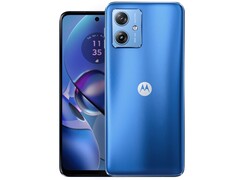 Das Motorola Moto G54 soll auch in einer leuchtend blauen Farbvariante erscheinen (Bild: Evan Blass)