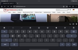 Test Honor MagicPad 4 Tastatur