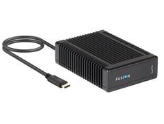 Die schnelle externe TB3-SSD von Sonnet.