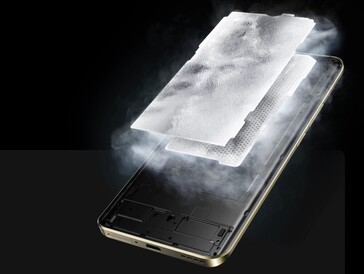 Eine VC-Kühlung wird beworben (Bildquelle: Realme)