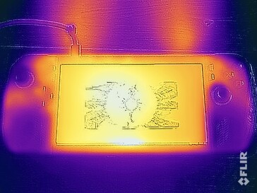 Oberflächentemperaturen Stresstest (Vorderseite)