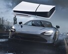Forza Motorsport 5 Banner mit PS5-Konsole