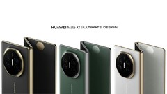 Das Huawei Mate XT, hier in weiteren potentiellen aber noch nicht bestätigten Farben, wurde am Tag vor dem Launch bereits 3,3 Millionen mal reserviert. (Bildquelle: Weibo)