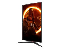 Der neueste Gaming-Monitor von AOC kann dank Pivot-Funktion im Hochformat verwendet werden. (Bild: AOC)