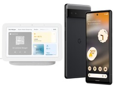 Das Google Pixel 6a kann im Bundle mit dem Google Nest Hub momentan günstig erworben werden (Bild: Google)