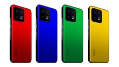 Kunterbunter Mix: Alle Grundfarben sind beim China-Modell des Xiaomi 13 abgedeckt, insgesamt gibt es 8 bis 9 Farbvarianten.